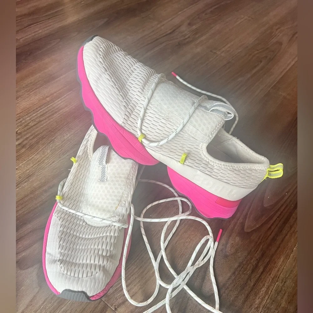 Sorel Cream and Pink Sneakers with Chunky Sole